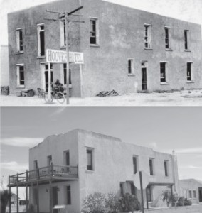 On March 9, 1916 when Pancho Villa attacked from Mexico this hotel was the center of some of the heaviest fighting. William Christopher Hoover owned the hotel and was the Mayor of Columbus at the time of the raid. (AdeQ Historical Archives/author)