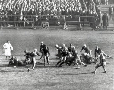 1930 Army Navy game. Photo and caption: Special Collections & Archives Department, Nimitz Library, United States Naval Academy. 