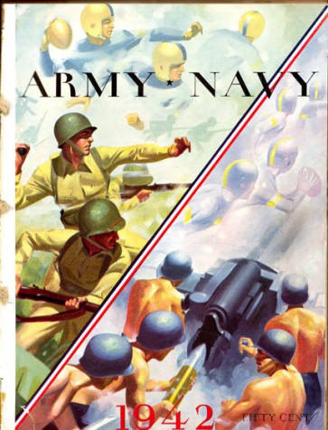 1942 Army Navy Program Cover. Image: Special Collections & Archives Department, Nimitz Library, United States Naval Academy.