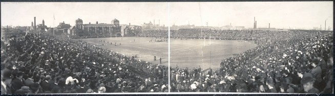 Army - Navy football game, Nov. 28, 1908. Photo and caption: Library of Congress.