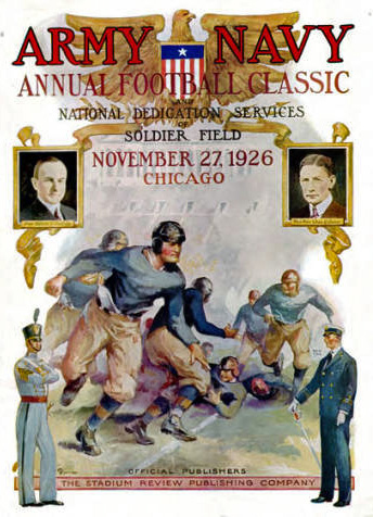 1926 Army Navy game program. Photo: Special Collections & Archives Department, Nimitz Library, United States Naval Academy. 