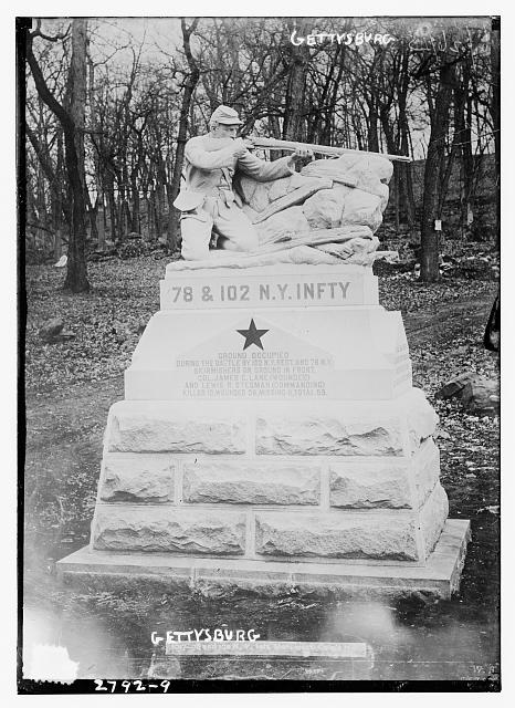 Gettysburg, between ca. 1910 and ca. 1915. Credit: National Archives