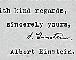 Einstein signature