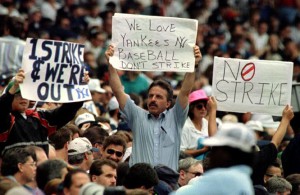 Deep rifts in formed between fans, players and owners during the 1981 strike. This image is in the public domain via SI Kids.