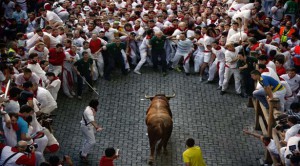 Pamplona Bull Run - Bulls Before Breakfast - San Fermin