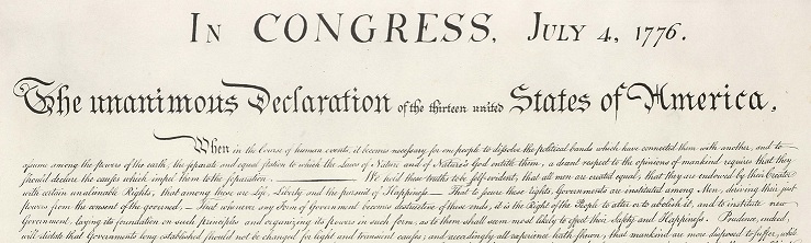 Declaration of Independence d
