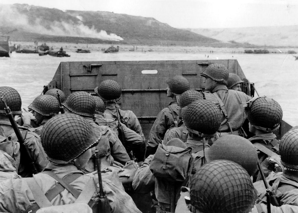 Normandy Landings Approaching Omaha