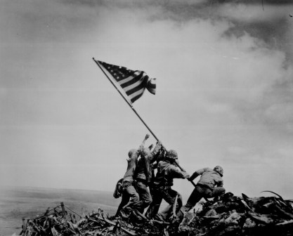 Iwo Jima Flag Raising two