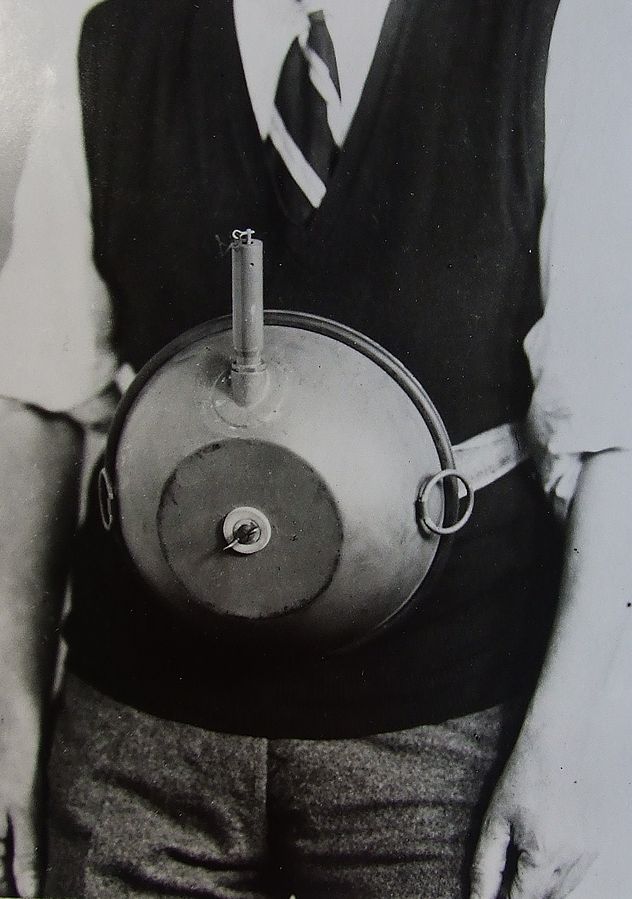 Cecil Vandepeer Clarke wearing