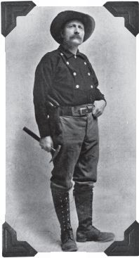 George Carmack with pick