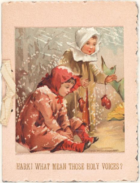 original victorian christmas cards