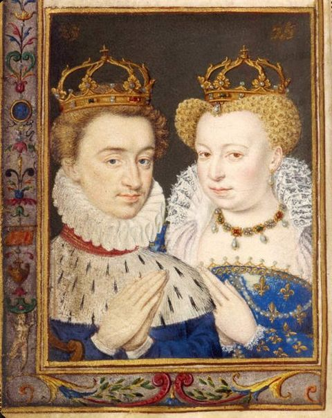 Portrait of Henry of Navarre and Marguerite de Valois.