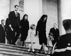 Family members depart the US