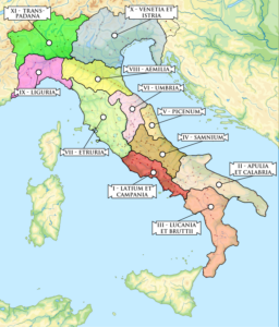 Regions of Augustan Italy