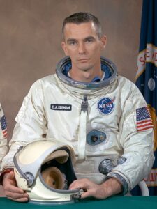 The Gemini 9 crew member Eugene A. Cernan.