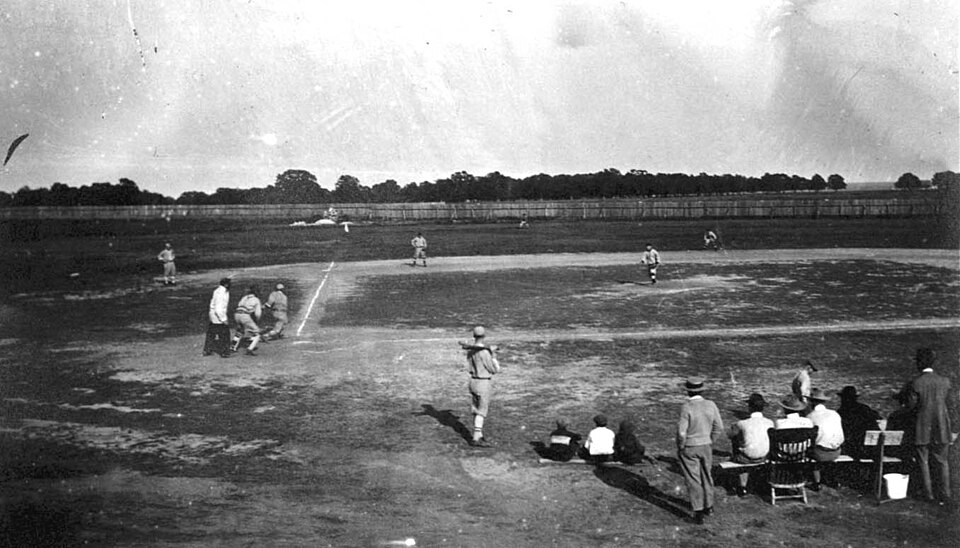 Early baseball game at Kyle Field in Texas