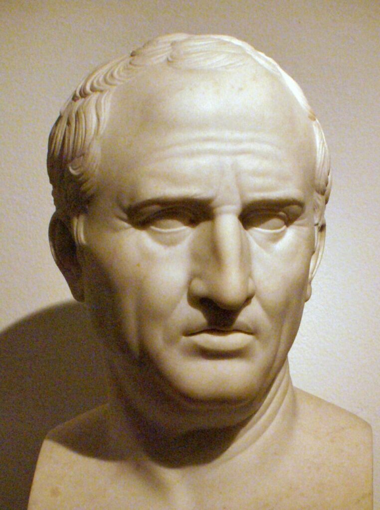 M.T. Cicero bust copy by Bertel Thorvaldsen